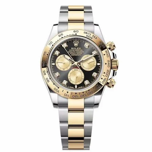 Rolex Cosmograph Daytona Stainless Steel - Yellow Gold / Black - Golden - Diamond / Oyster 126503-0002 (M126503-0002)